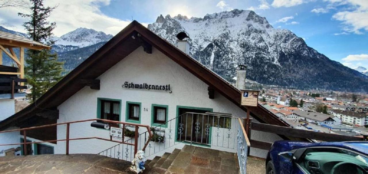 Alpenappartements Schwalbennestl ミッテンヴァルト エクステリア 写真